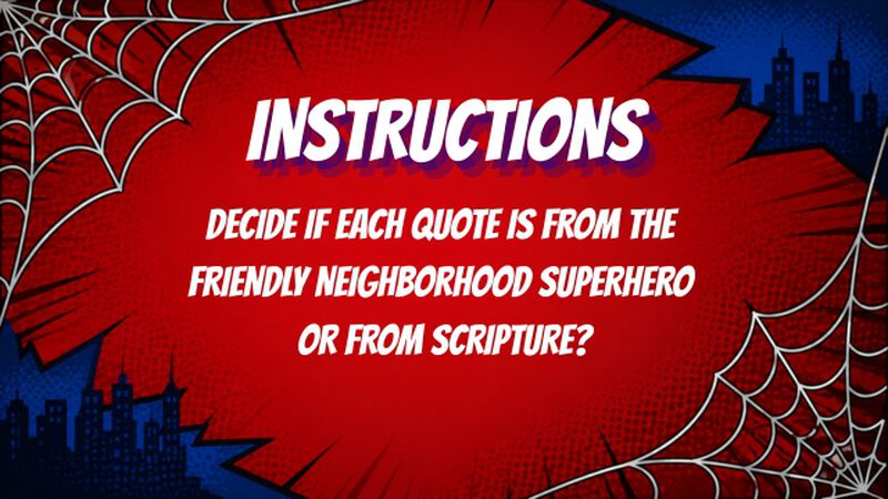Superhero Or Scripture